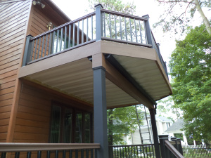 Second floor deck